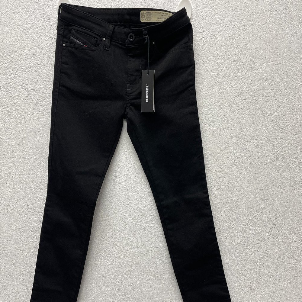 Diesel Women's Skinzee Super Skinny Leg Jeans Size 25
